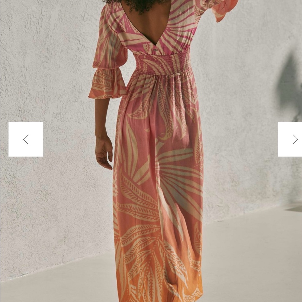 Anthropologie Maaji Aria V-Neck Maxi Dress.  Size Medium. New with tags